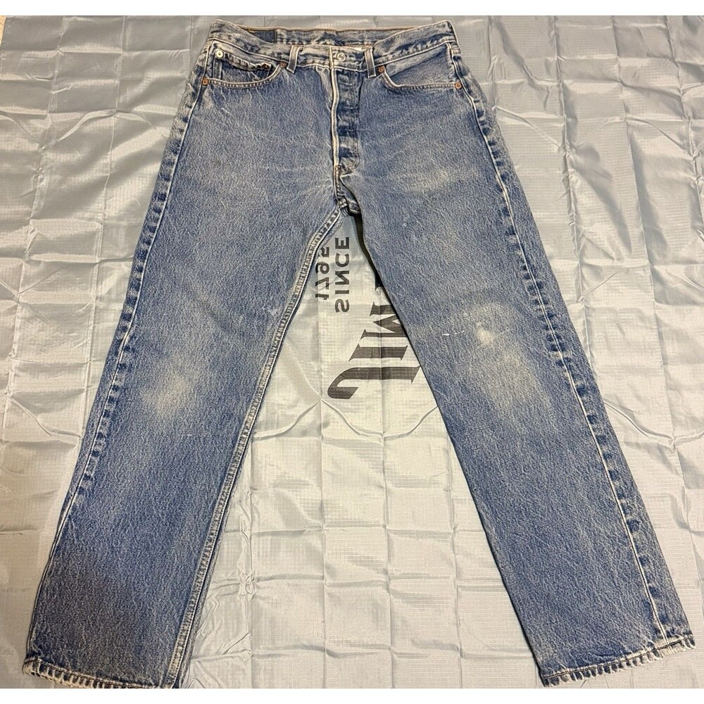 Vintage Levi’s 501 Blue Denim Jeans 34x33 Y2K Measures 32x30 100% Cotton